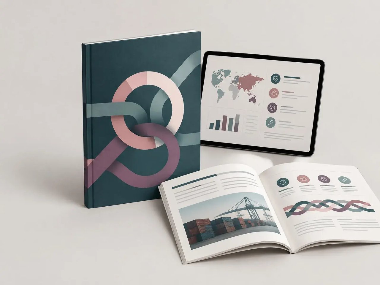 A branded compliance guide presented as a printed and digital e-book